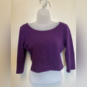 Charlotte Russe Crop Top in Purple